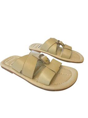 Free People Sloan Buckle Sandals Buttermilk Shoes Size 8 NEW